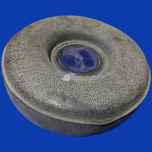 Horn pad to suit 40 series Toyota Landcruiser (blue with silver T) Steering wheel centre pad