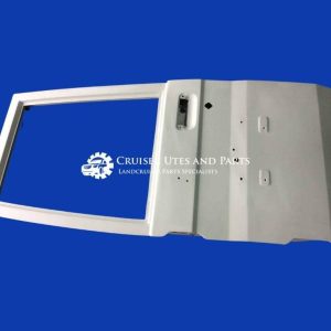 Landcruiser 75 78 series Troop Carrier Troopy Left hand barn door white (small door) bare