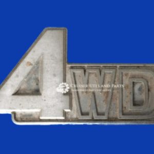 Toyota Landcruiser 4WD badge