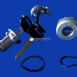 Toyota Landcruiser Door locks (l&R), ignition barrel and 2 keys HZJ75 75 series (1996 - 12/06)       NID193B