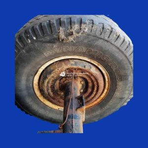 Toyota Landcruiser right RH hand rear backing plate 40 series 2nd hand