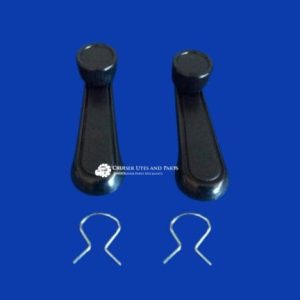 Toyota Landcruiser window winder handle (PAIR) BLACK 75, 79 series N69260-10040-05