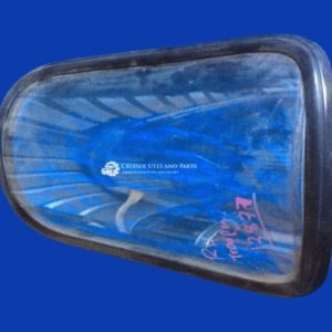 Toyota Landcruiser Right hand rear curved corner glass with rubber  HJ47 BJ42 FJ40 SWB Troop Carrier Troopy