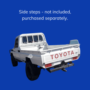 Toyota Landcruiser well body tray style side tray / tub suits SINGLE Cab HZJ79 VDJ79 new white